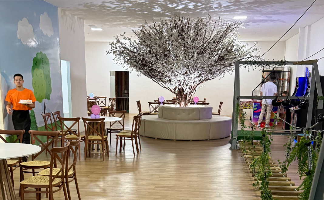 Ambiente decorado da Encantar Lourdes